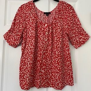 J.Crew Floral Blouse